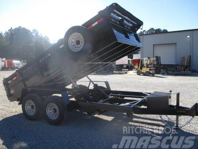  Covered Wagon Trailers 7x14 Dump with Tarp Tipper trailers