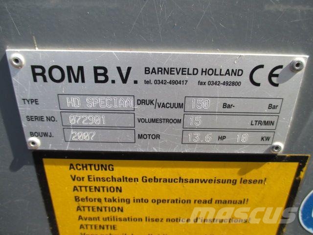 Rom Hd Hapert K3000 INCL ROM HD UNIT, Stoomcleaner / hogedrukrei, 2007, Rheden ...